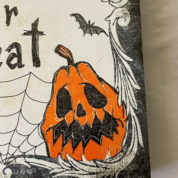 Halloween Hanging decor - Bats Pumpkins Spider web black and orange - Picture 5 of 7